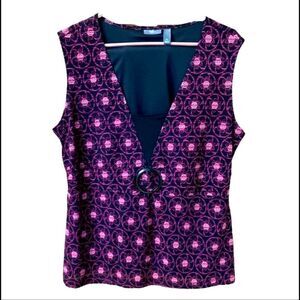 Apt 9 Womens  Pretty Sleeveless Tank Top XL